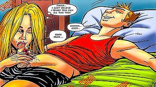 Порно комикс где батя трахнул дочурку, а маман выебал сынишка